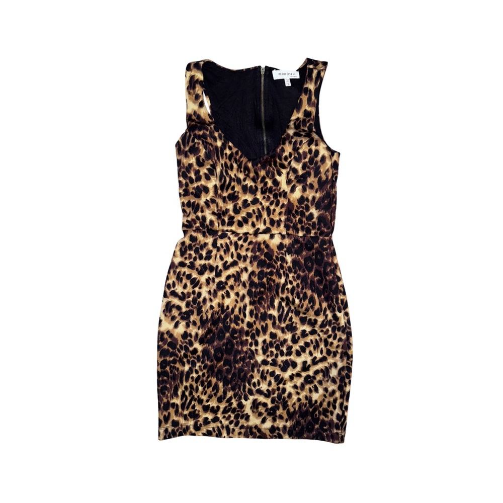 MONTEAU Leopard Print Dress